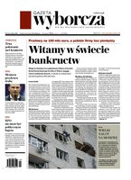 okłada najnowszego numeru Gazeta Wyborcza