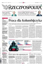 okłada najnowszego numeru Rzeczpospolita