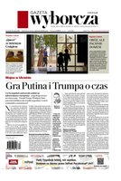 widok pierwszej strony Gazeta Wyborcza