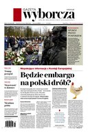 okłada najnowszego numeru Gazeta Wyborcza