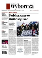 okłada najnowszego numeru Gazeta Wyborcza