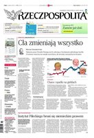 okłada najnowszego numeru Rzeczpospolita