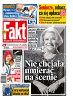 widok pierwszej strony Fakt