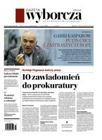 okłada najnowszego numeru Gazeta Wyborcza