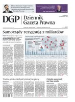 okłada najnowszego numeru Dziennik Gazeta Prawna