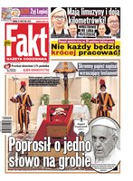okłada najnowszego numeru Fakt