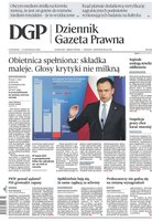 okłada najnowszego numeru Dziennik Gazeta Prawna