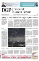 okłada najnowszego numeru Dziennik Gazeta Prawna