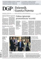 okłada najnowszego numeru Dziennik Gazeta Prawna