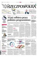 okłada najnowszego numeru Rzeczpospolita