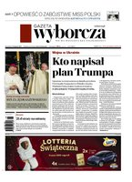 okłada najnowszego numeru Gazeta Wyborcza