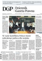 okłada najnowszego numeru Dziennik Gazeta Prawna