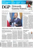 okłada najnowszego numeru Dziennik Gazeta Prawna