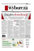 okłada najnowszego numeru Gazeta Wyborcza
