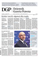 okłada najnowszego numeru Dziennik Gazeta Prawna