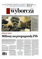 okłada najnowszego numeru Gazeta Wyborcza