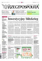 okłada najnowszego numeru Rzeczpospolita
