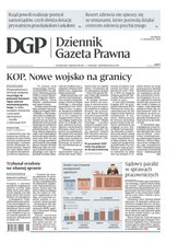 okłada najnowszego numeru Dziennik Gazeta Prawna