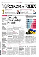 okłada najnowszego numeru Rzeczpospolita