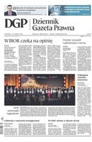 okłada najnowszego numeru Dziennik Gazeta Prawna