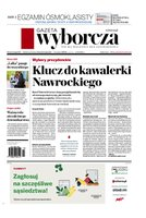 okłada najnowszego numeru Gazeta Wyborcza