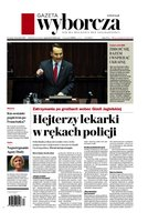 okłada najnowszego numeru Gazeta Wyborcza
