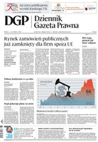 okłada najnowszego numeru Dziennik Gazeta Prawna