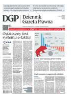 okłada najnowszego numeru Dziennik Gazeta Prawna