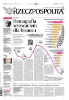 okłada najnowszego numeru Rzeczpospolita