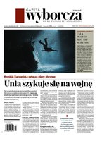 okłada najnowszego numeru Gazeta Wyborcza