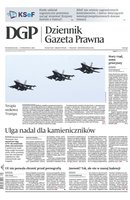 okłada najnowszego numeru Dziennik Gazeta Prawna