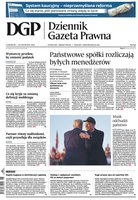 okłada najnowszego numeru Dziennik Gazeta Prawna