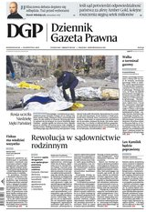 okłada najnowszego numeru Dziennik Gazeta Prawna