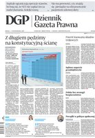 okłada najnowszego numeru Dziennik Gazeta Prawna