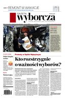 okłada najnowszego numeru Gazeta Wyborcza