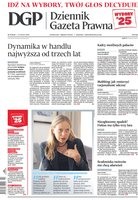 okłada najnowszego numeru Dziennik Gazeta Prawna