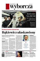 okłada najnowszego numeru Gazeta Wyborcza