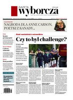 okłada najnowszego numeru Gazeta Wyborcza