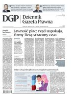 okłada najnowszego numeru Dziennik Gazeta Prawna