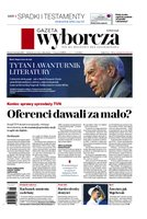 okłada najnowszego numeru Gazeta Wyborcza
