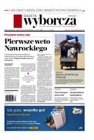 okłada najnowszego numeru Gazeta Wyborcza