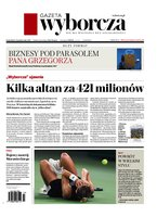okłada najnowszego numeru Gazeta Wyborcza