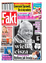 okłada najnowszego numeru Fakt