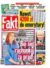 okłada najnowszego numeru Fakt