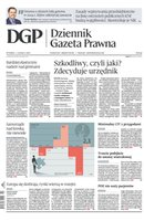 okłada najnowszego numeru Dziennik Gazeta Prawna