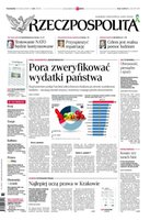 okłada najnowszego numeru Rzeczpospolita