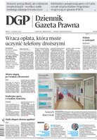okłada najnowszego numeru Dziennik Gazeta Prawna