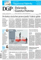 okłada najnowszego numeru Dziennik Gazeta Prawna