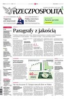 okłada najnowszego numeru Rzeczpospolita