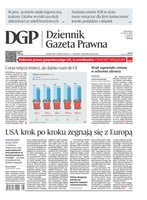 okłada najnowszego numeru Dziennik Gazeta Prawna